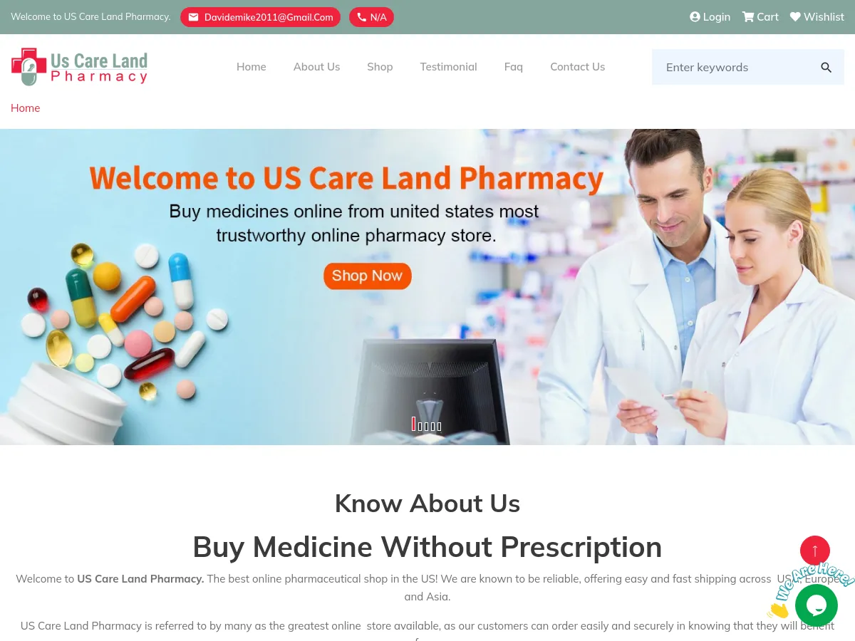 uscarelandpharmacy.com