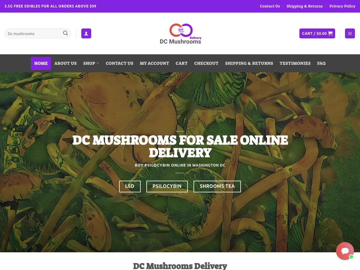 dcmushroomsdelivery.com
