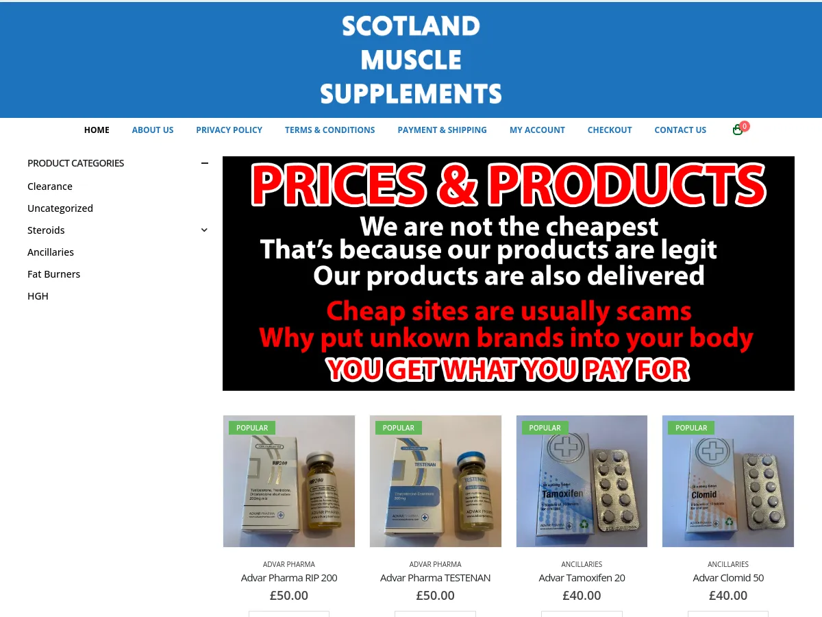 scotlandmusclesupplements.com