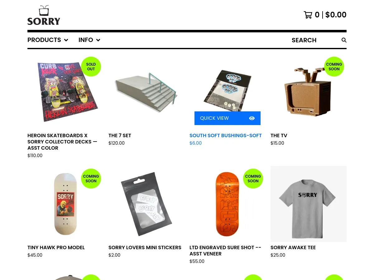 sorryforfingerboarding.com