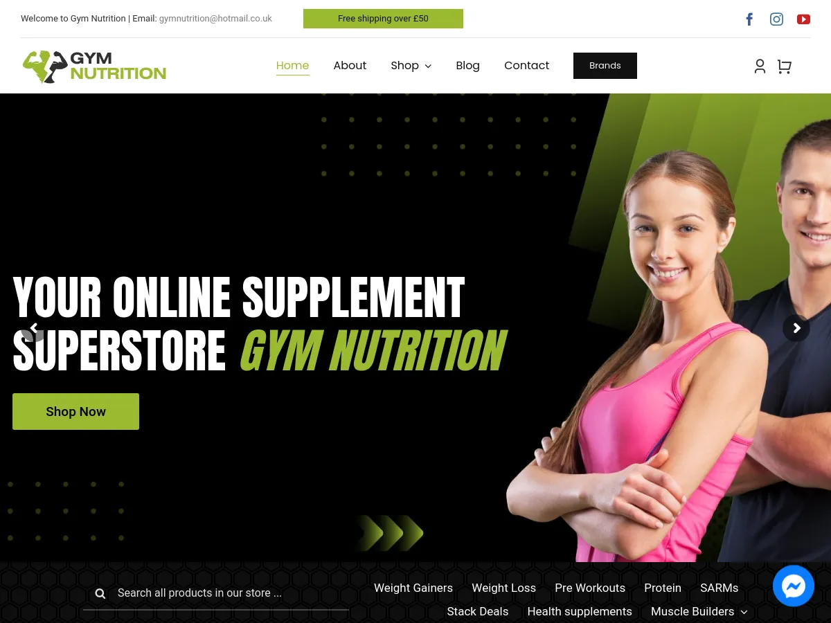gymnutrition.co.uk