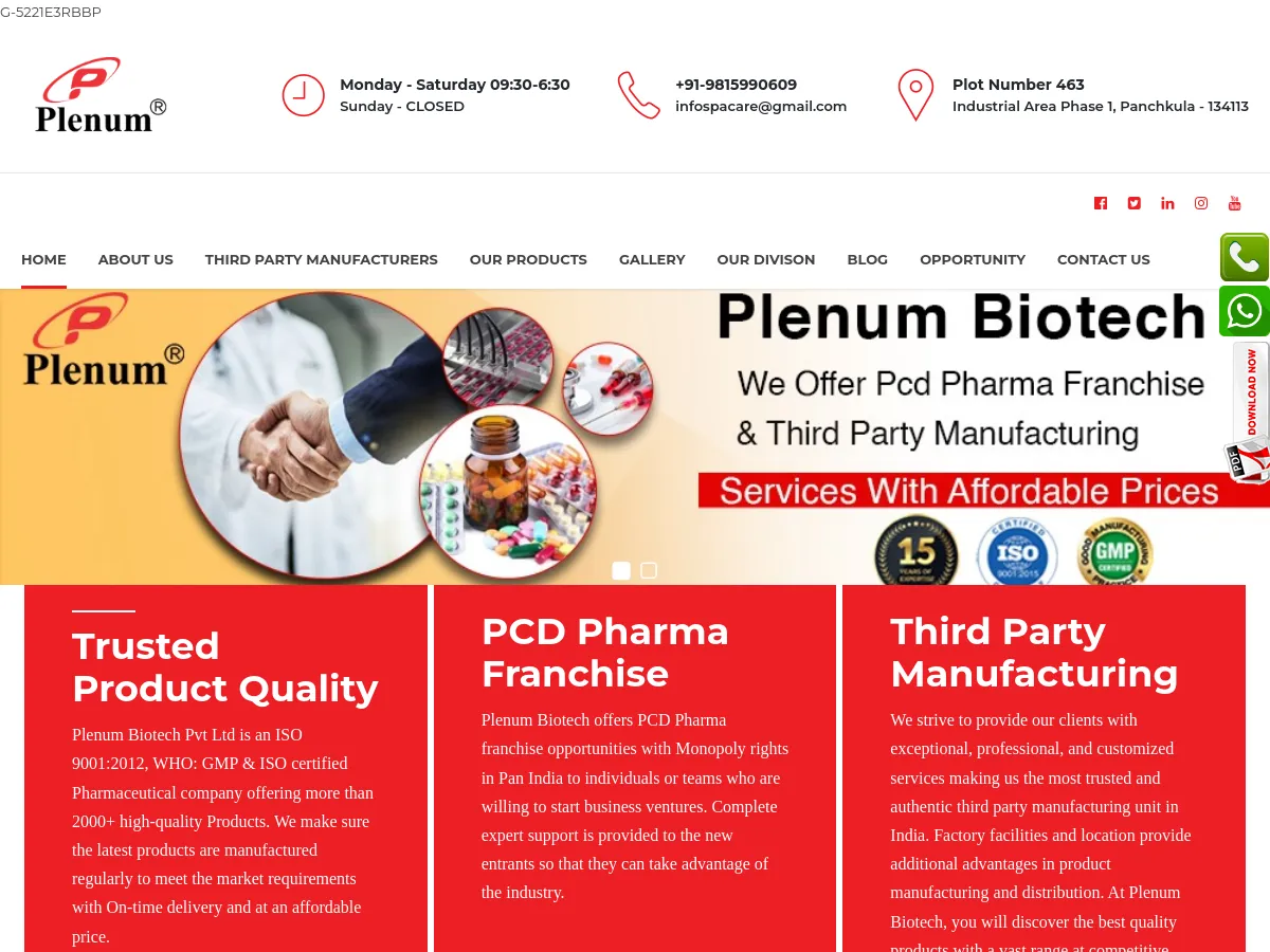 plenumbiotech.com