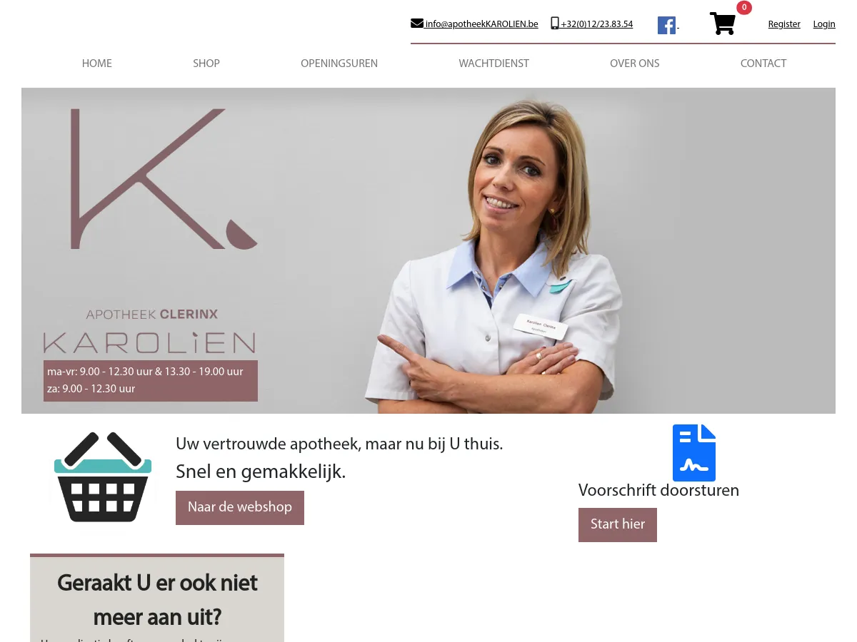 apotheekkarolien.be
