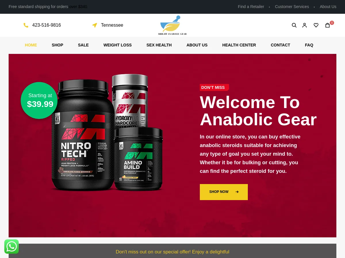 brightanabolicgear.com