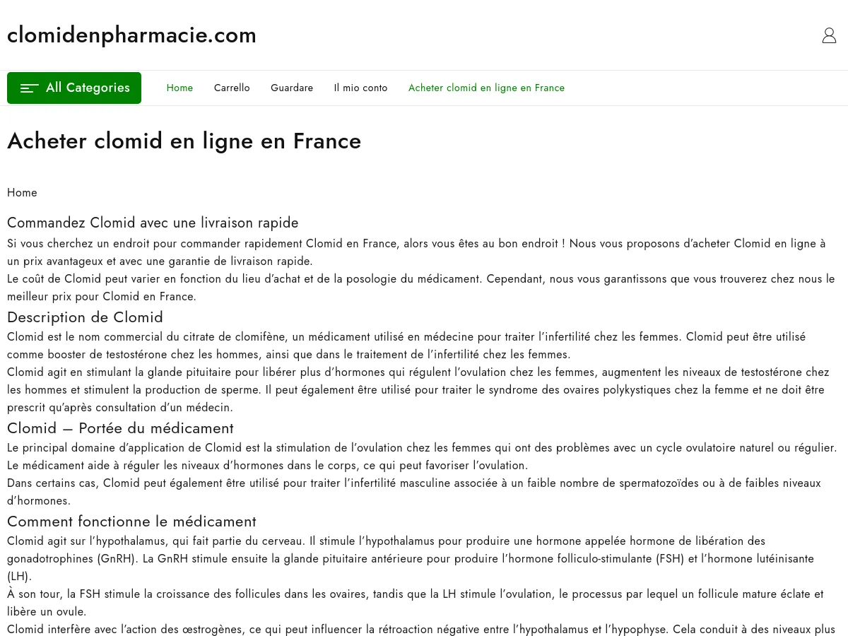 clomidenpharmacie.com