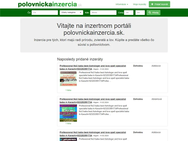 Polovnickainzercia.sk