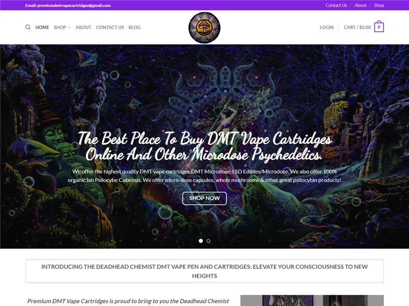 Premiumdmtvapecartridges.com