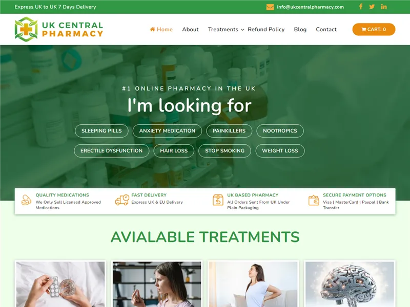 Ukcentralpharmacy.com