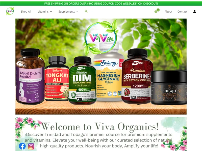 Vivaorganicstt.com