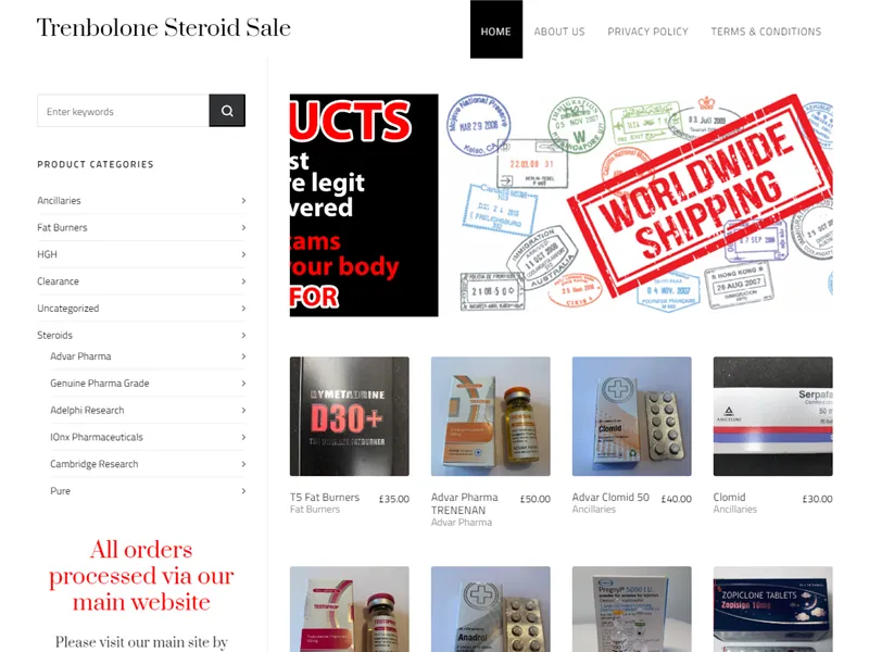Trenbolonesteroidsale.com