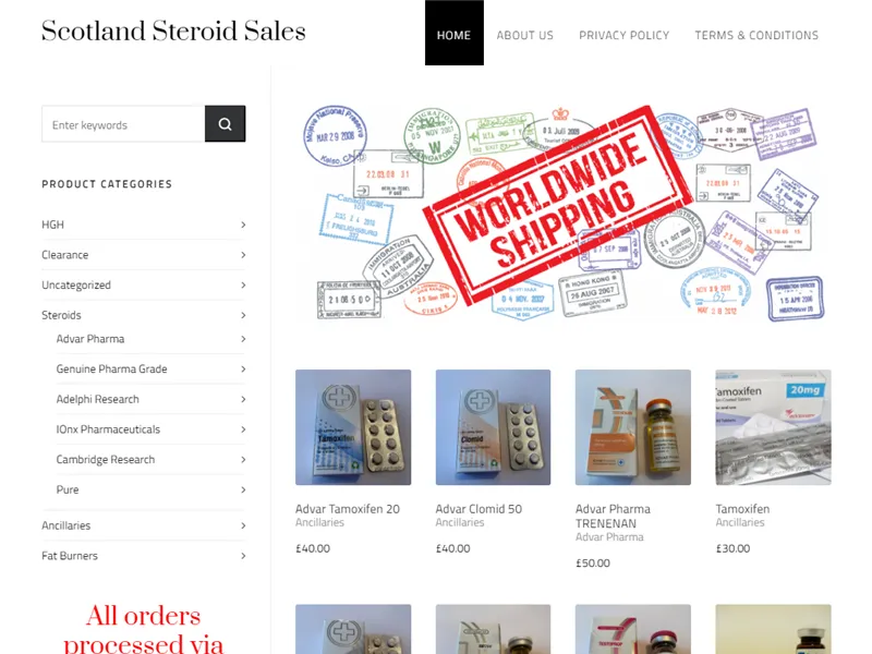 Scotlandsteroidsforsale.com