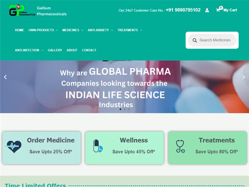 Galliumpharmaceuticals.com