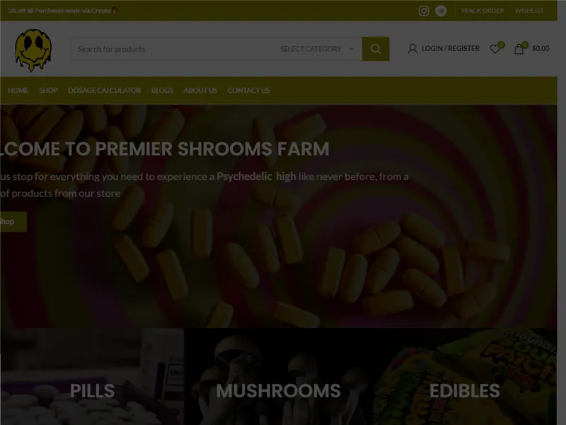 Premiershroomsfarm.com