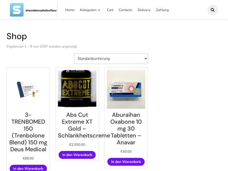 Steroidemuskelaufbau.com