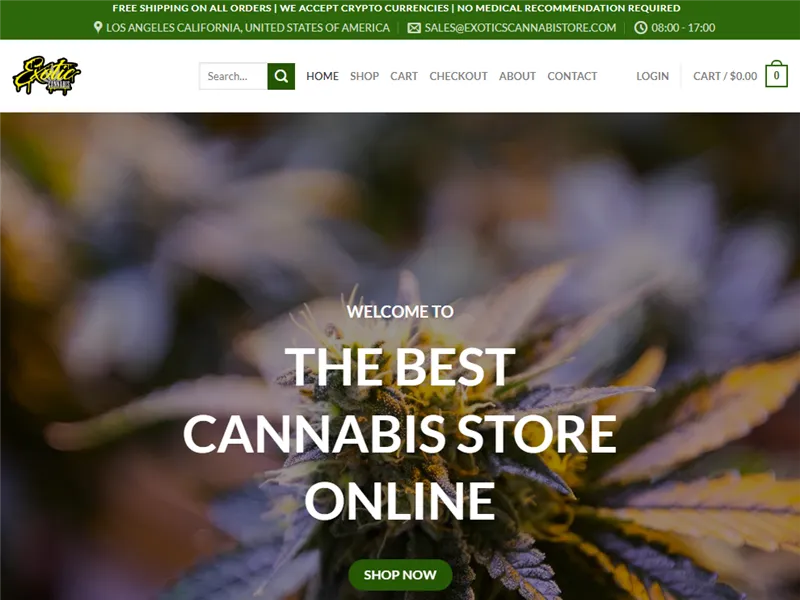 Exoticscannabistore.com