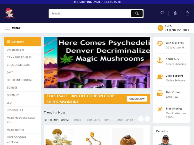 Magicmushroomshopfl.com