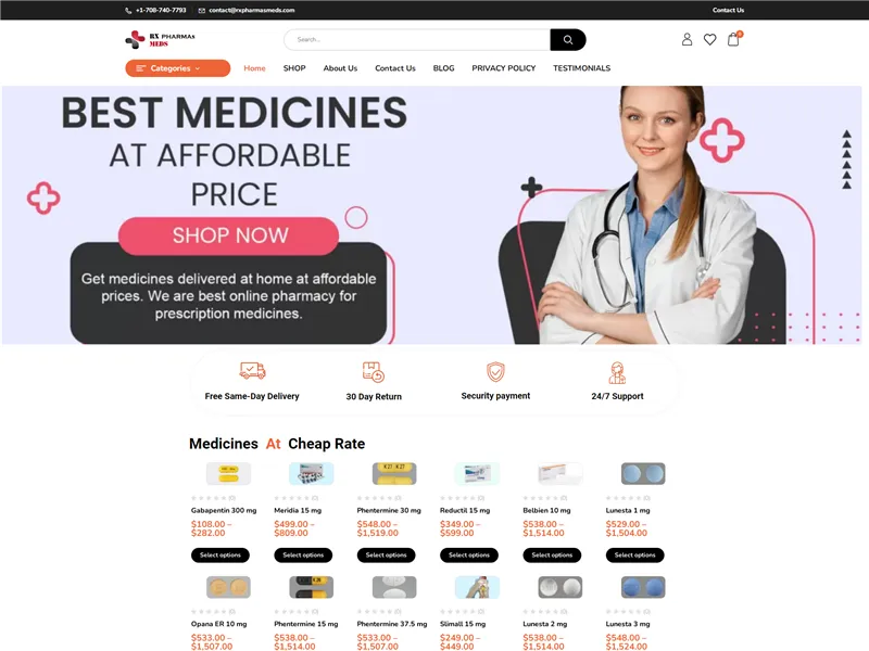 Rxpharmasmeds.com