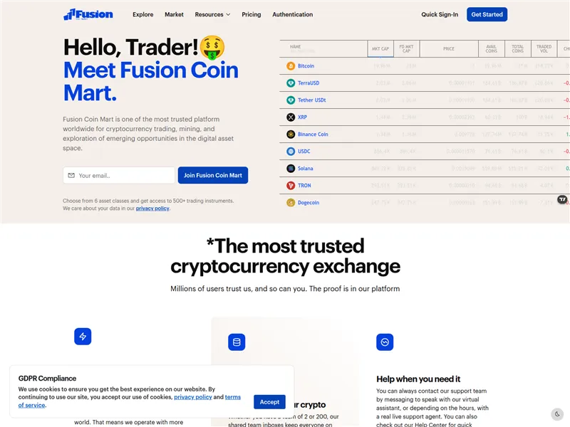 Fusioncoinmart.com