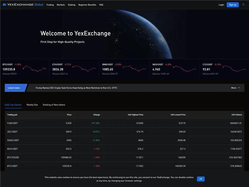 Yex-exchange.global