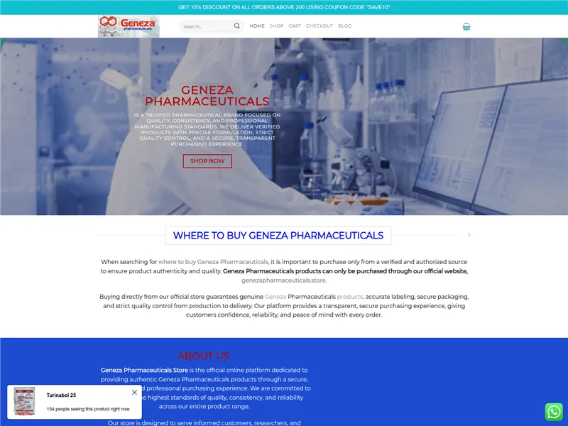 Genezapharmaceuticals.store